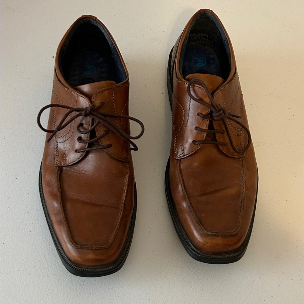 Nunn Bush Tan Leather Oxfords